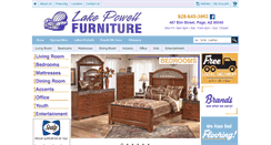 Desktop Screenshot of lakepowellfurniture.com